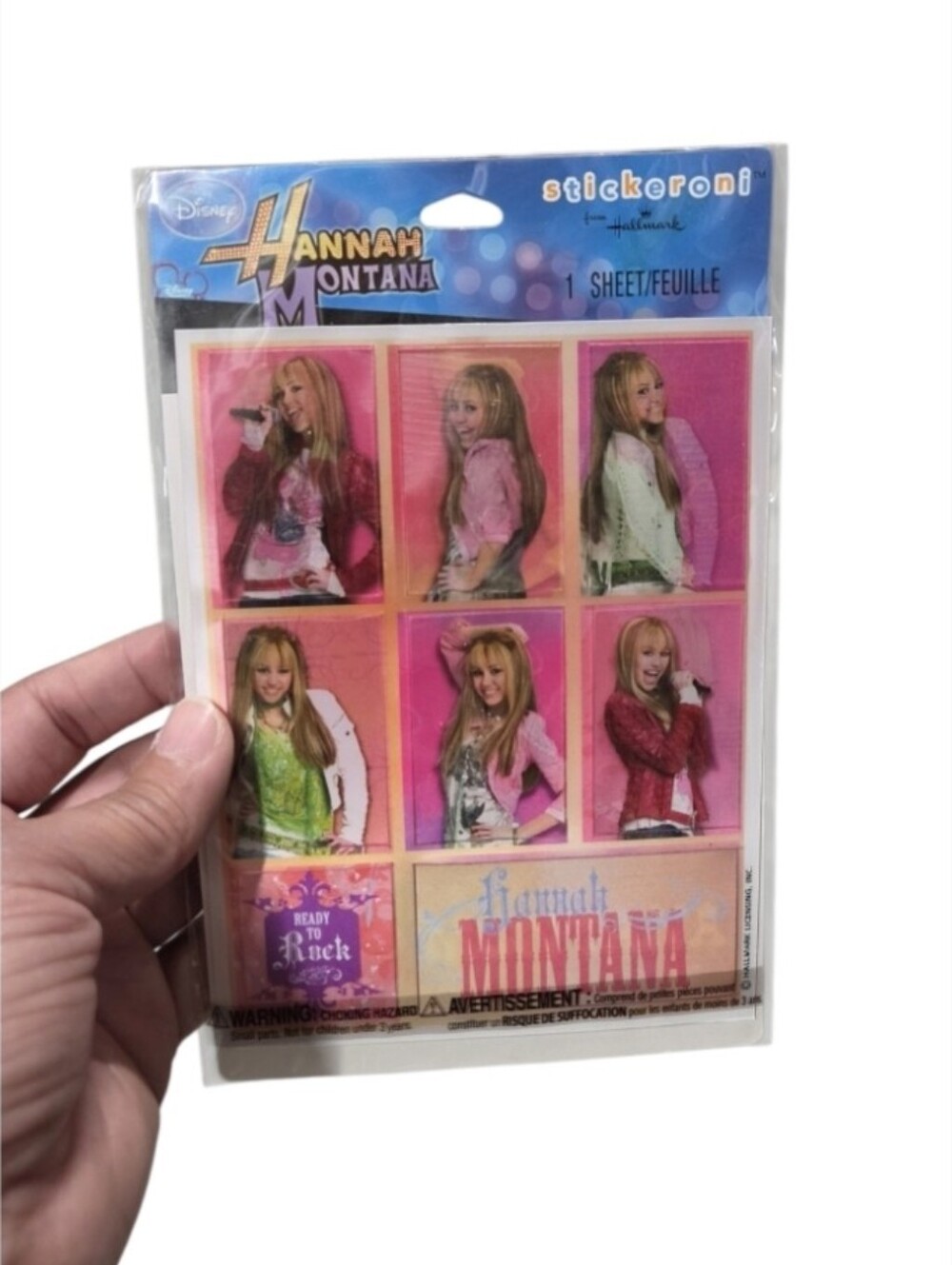 Stickeroni Hallmark Hannah Montana Sticker Sheet